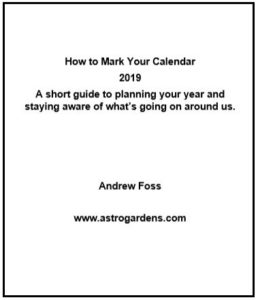 How to mark Your Calendar